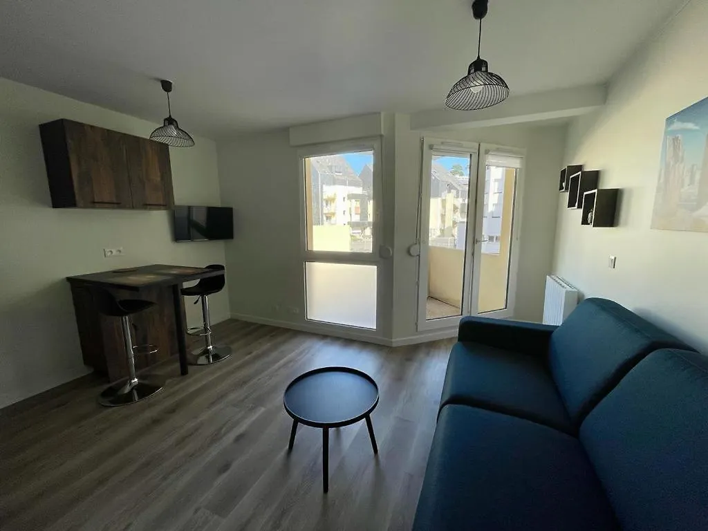Studio, Trestraou Beach, Perros Guirec Apartmán Perros-Guirec